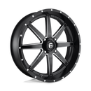 24X7 Fuel UTV D538 Maverick Matte Black Milled 4X137 ET13 wheel/rim