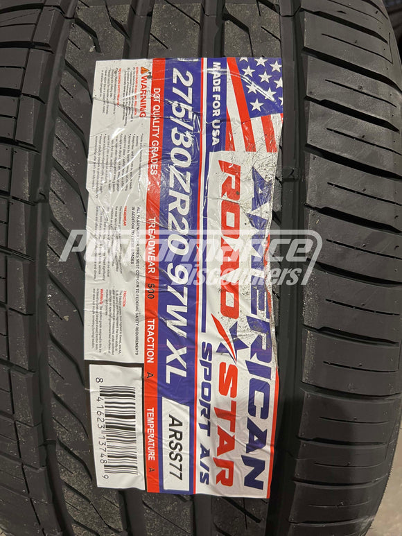 275/30ZR20 American Roadstar Sport A/S 97W BSW SL 275 30 20 2753020