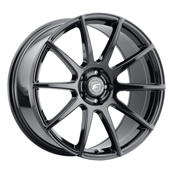 19x10 Forgestar CF10 Gloss Black 5x120.65 5x4.75 ET30 Wheel Rim