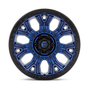 20x10 Fuel Off-Road D827 Traction Dark Blue with Black Ring 6x135 ET-18 Wheel