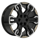 20" Replica CV65 fits Chevrolet Silverado 20 in. x 9 in. Gloss Black