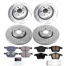 PowerStop Z23 Daily Driver Carbon-Fiber Ceramic Brake Pad and Drilled & Slotted