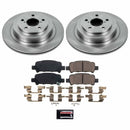 PowerStop OE Stock Replacement Low-Dust Ceramic Brake Pad and Rotor Kit