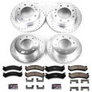 PowerStop Z23 Daily Driver Carbon-Fiber Ceramic Brake Pad and Drilled & Slotted