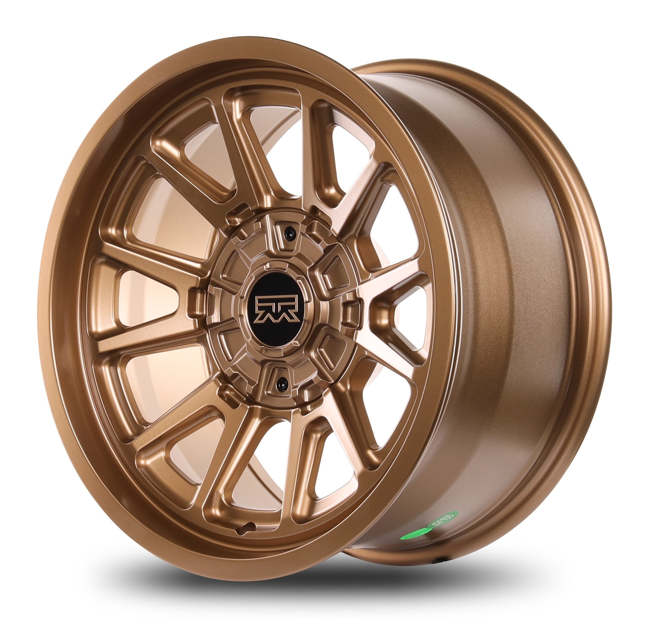 18x9 Mudder Trucker MT706 Detox Bronze 6x135 6x139.7 6x5.5 ET-12 Wheel Rim