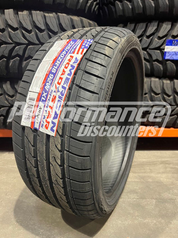 225/40ZR18 American Roadstar Sport A/S 92W BSW SL 225 40 18 2254018