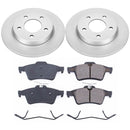 PowerStop Genuine Geomet Coated Rotor and Low-Dust Ceramic Brake Pad Kit