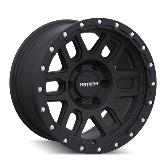 20x9 Mayhem Delta Matte Black 8x170 ET-12 CB125.2 Wheel Rim