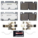 PowerStop Z36 Truck And Tow Carbon-Fiber Ceramic Brake Pads With Hardware