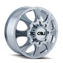 20x8.25 Cali Off-Road Brutal Chrome Wheel/Rim 8x200 9105-2877CF