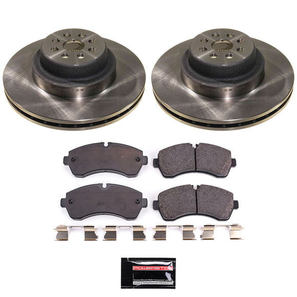 PowerStop OE Stock Replacement Low-Dust Ceramic Brake Pad and Rotor Kit