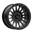 18X9 KMC KM542 Impact Satin Black 5X127 ET0 wheel/rim