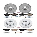 PowerStop Z23 Daily Driver Carbon-Fiber Ceramic Brake Pad and Drilled & Slotted