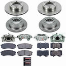 PowerStop OE Stock Replacement Low-Dust Ceramic Brake Pad, Rotor and Caliper Kit