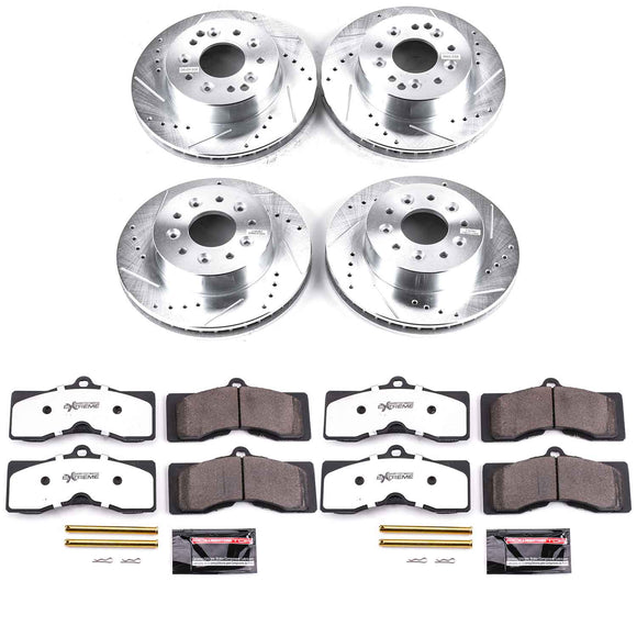 PowerStop Z26 Street Performance Ceramic Brake Pad and Drilled & Slotted Rotor K