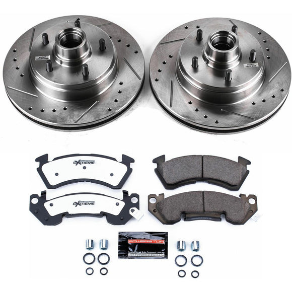PowerStop Z26 Street Performance Ceramic Brake Pad and Drilled & Slotted Rotor K