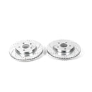 PowerStop Evolution Drilled Slotted Rotors Pair Rear For Buick Allure