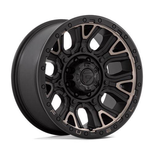 20x9 Fuel Off-Road D824 Traction Matte Black Double Dark Tint 8x165.1 ET1 Wheel