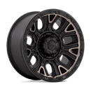 20x9 Fuel Off-Road D824 Traction Matte Black Double Dark Tint 8x165.1 ET1 Wheel