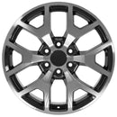 22" Replica Wheel CV92 Fits GMC Sierra Rim 22x9 Machined Wheel