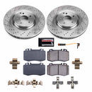PowerStop OE Stock Replacement Low-Dust Ceramic Brake Pad and Rotor Kit