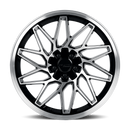 Katana KR09 Glossy Black Machined Face 5x100/114.3 ET40 CB73.1 Wheel Rim