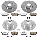 PowerStop Z26 Street Performance Ceramic Brake Pad and Drilled & Slotted Rotor K