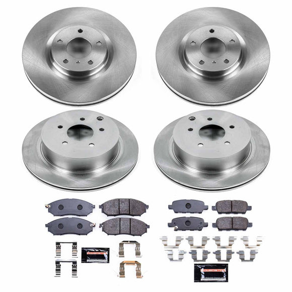 PowerStop Track Day High-Performance Brake Pad and Rotor Kit