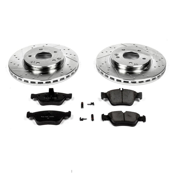 PowerStop Z23 Daily Driver Carbon-Fiber Ceramic Brake Pad and Drilled & Slotted