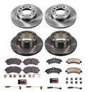 PowerStop OE Stock Replacement Low-Dust Ceramic Brake Pad and Rotor Kit
