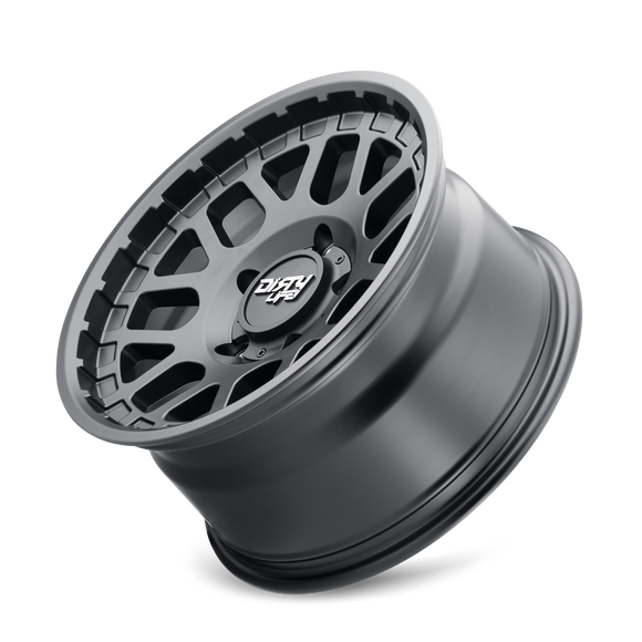17X9 Dirty Life Mesa Black-Matte Wheel/Rim 6x139.7 ET-12 9306-7983MB12