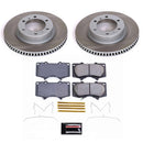 PowerStop Semi-Coated Rotor and Low-Dust Ceramic Brake Pad Kit