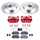 PowerStop Z23 Daily Driver Carbon-Fiber Ceramic Pads Drilled & Slotted Rotor & C