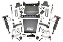 Rough Country 7" Lift Kit With Vertex V2 Shocks For Chevy GMC 1500 16-18