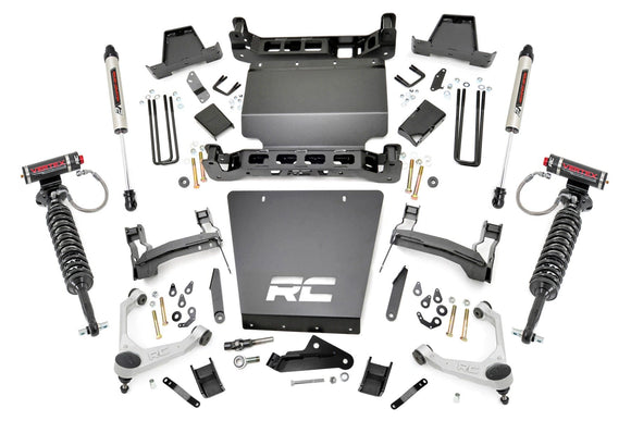 Rough Country 7" Lift Kit With Vertex V2 Shocks For Chevy GMC 1500 16-18
