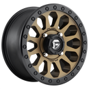 17X9 Fuel D600 Vector Matte Bronze Black Bead Ring 6X139.7 ET-12 wheel/rim