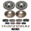PowerStop OE Stock Replacement Low-Dust Ceramic Brake Pad and Rotor Kit
