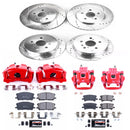 PowerStop Z23 Daily Driver Carbon-Fiber Ceramic Pads Drilled & Slotted Rotor & C