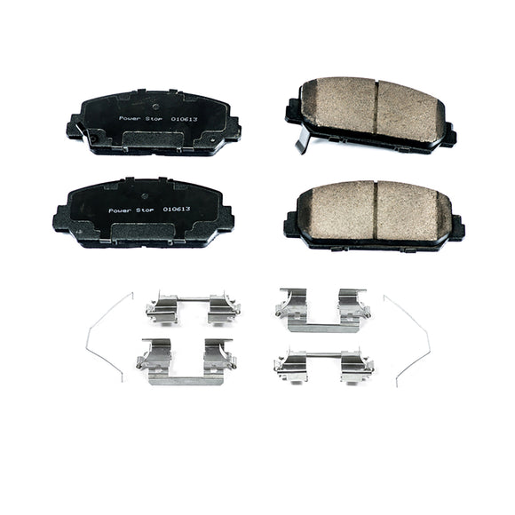 PowerStop Z17 Evolution Ceramic Brake Pads With Hardware