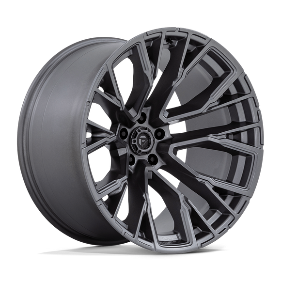 22x12 Fuel Off-Road D848 Rebar Gray 5x127 ET-44 CB71.5 Wheel Rim