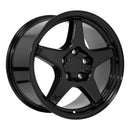 17" Replica CV01 fits Chevrolet Corvette ZR1 17 in. x 9.5 in. Gloss Black