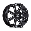 24X10 DUB DC273 Pull Gloss Black Milled 6x135 ET30 Wheel Rim