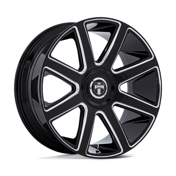 24X10 DUB DC273 Pull Gloss Black Milled 6x135 ET30 Wheel Rim