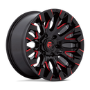 18x9 Fuel Off-Road D829 Quake Black 6x135 ET1 CB87.1 Wheel Rim