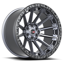20x10 Vortek VRT-601 Spartan Matte Titanium 6x135 ET-24 CB106.1 Wheel
