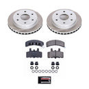 PowerStop Semi-Coated Rotor and Low-Dust Ceramic Brake Pad Kit