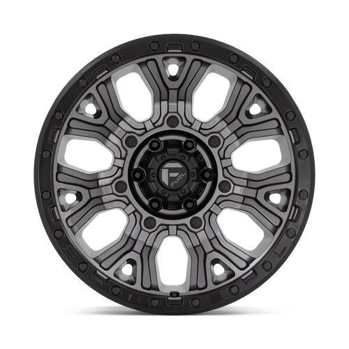 20x10 Fuel Off-Road D825 Traction Matte Gunmetal Black Ring 6x139.7 ET-18 Wheel