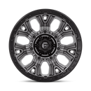 20x10 Fuel Off-Road D825 Traction Matte Gunmetal Black Ring 6x139.7 ET-18 Wheel