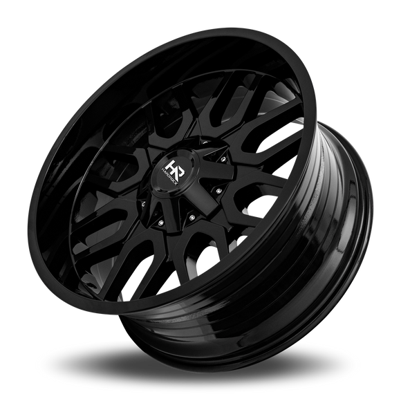 22x10 Hardrock Commander Gloss Black 6x135/139.7 ET-25 wheel/rim