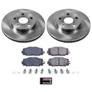 PowerStop OE Stock Replacement Low-Dust Ceramic Brake Pad and Rotor Kit